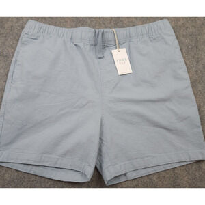 Free Fly Shorts Mens XL Blue Stretch Canvas Pockets Cotton Bamboo Spandex